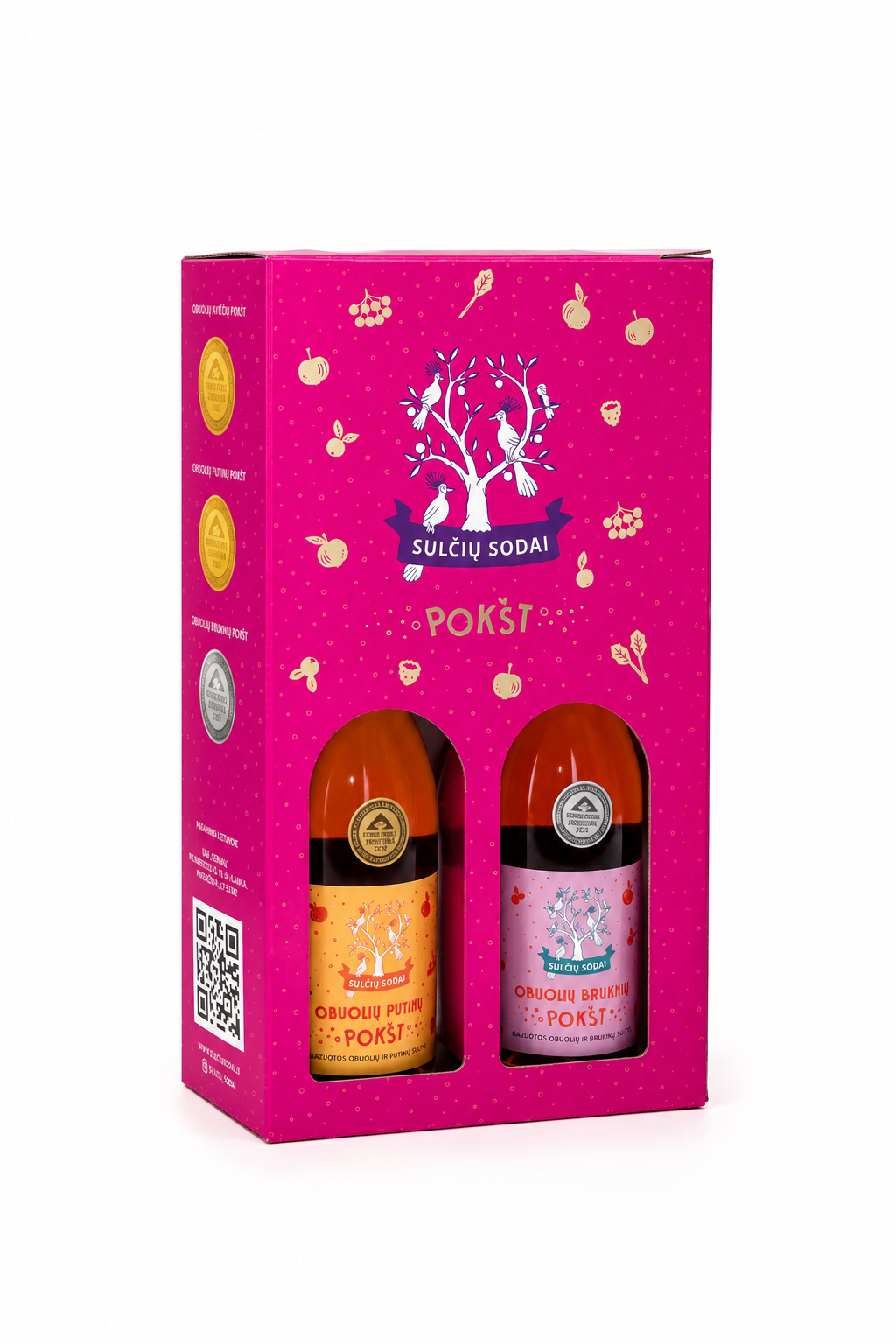 JUS DE FRUITS PÉTILLANT "POMME PÉTILLANTE", 750ml.
