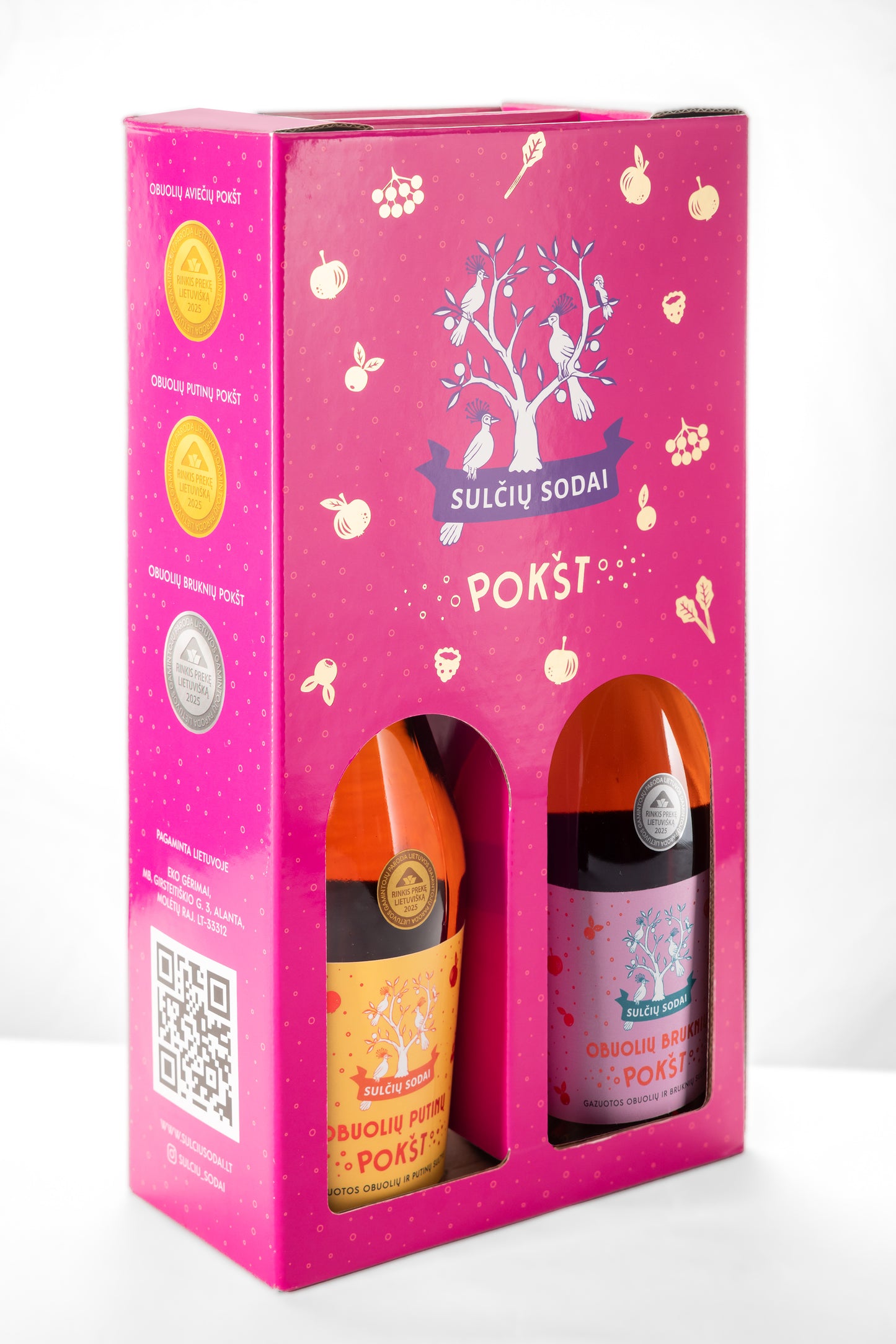 JUS DE FRUITS PÉTILLANT "POMME PÉTILLANTE", 750ml.